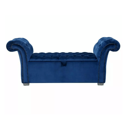 Queen Twin Arm Storage Chaise